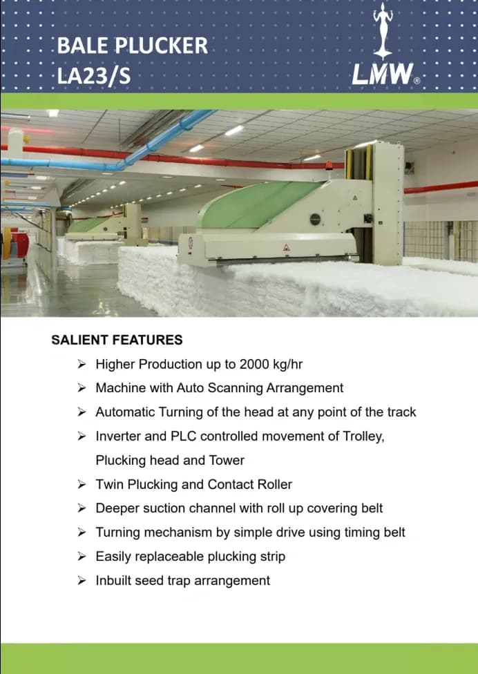 Bale Plucker LA23/S cover