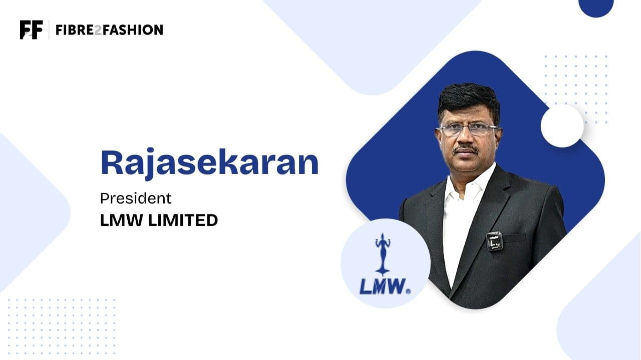 S Rajasekaran on LMW’s Global Textile Machinery Growth at Bharat Tex 2026 | Fibre2Fashion