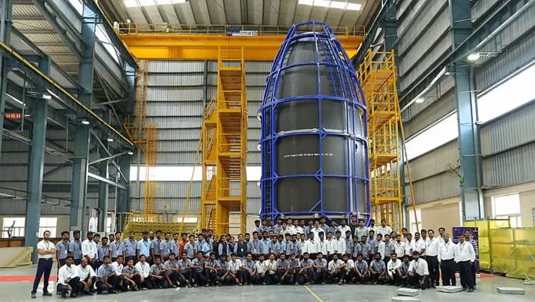 LMW does it! Hands over key spacecraft component to ISRO