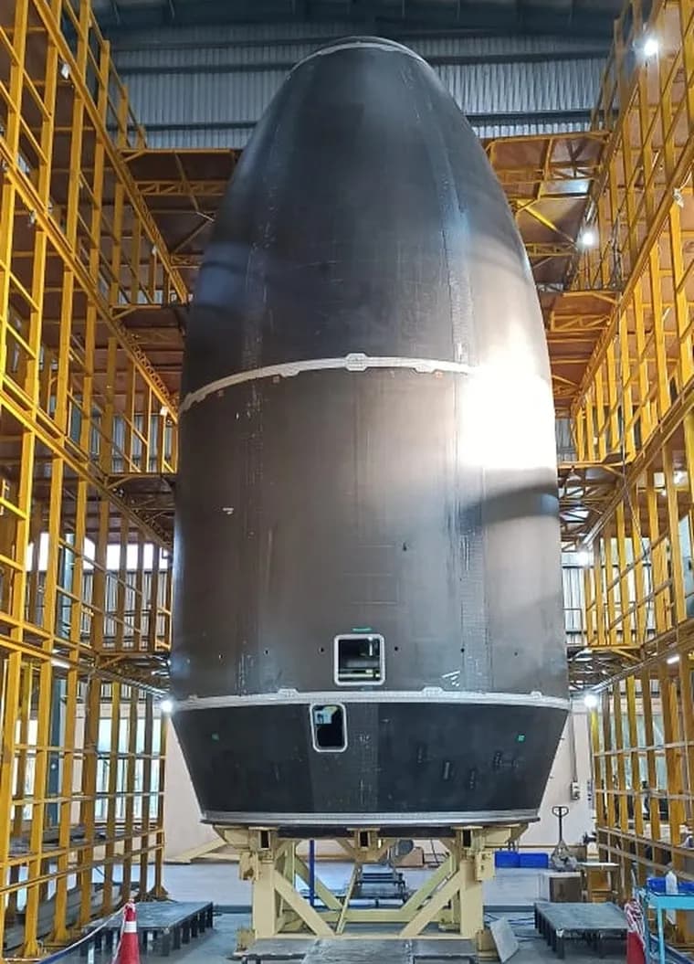 LMW does it! Hands over key spacecraft component to ISRO