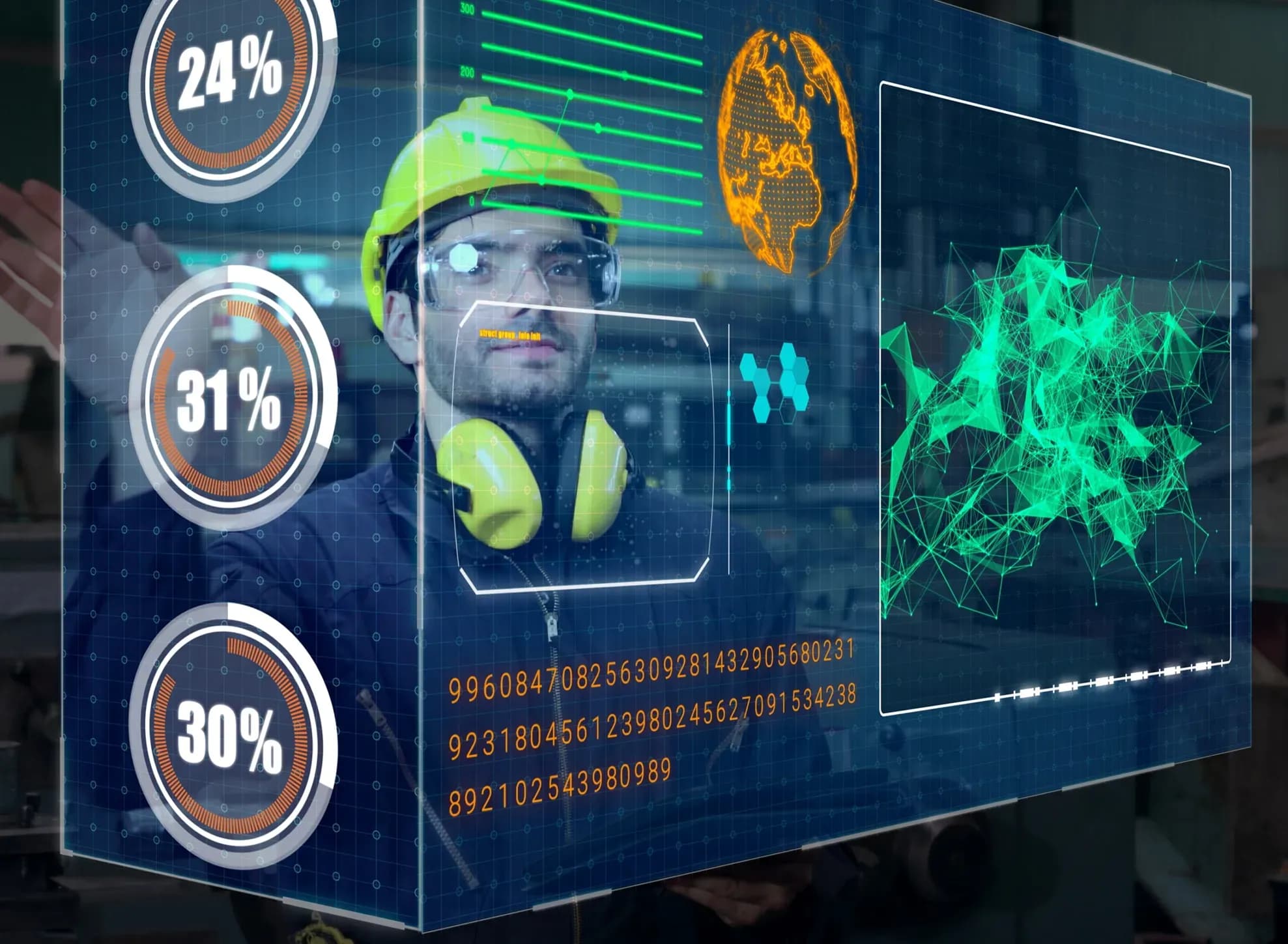 Lower consumption of materials